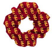 USC Trojans SC Interlock Wide Scrunchie